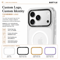 Funda Magnética para Teléfono con Logotipo Personalizado OEM ODM, Base Transparente de TPU Bayer Anti-Amarilleo para Impresión UV, Funda para Teléfono Imprimible al por Mayor