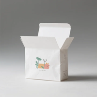 Emballage de cartons pharmaceutiques sur mesure avec logo et finition mate, boîtes pliables recyclables pour pilules et perfusions