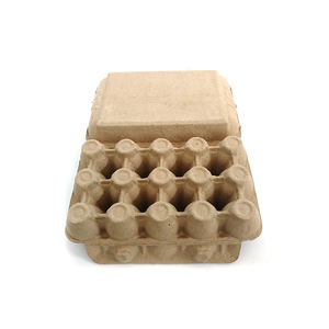 Customizable biodegradable molded pulp packaging tray egg cartonspulp packaging box