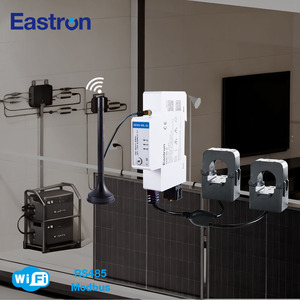 Medidor de Energía Inteligente Monofásico de Doble Bucle <span class=keywords><strong>para</strong></span> Riel DIN Eastron SEM1-WL-2L, WiFi Modbus RTU, Medidor de Electricidad Multifunción de 2 Canales - Product Image 5