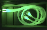 Kit de moteur de lumière à fibre optique RGBW 32W LED corps en aluminium avec diamètre de fibre de 0.75mm pour l'éclairage du ciel étoilé du toit de la voiture