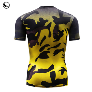 Camiseta de Manga Corta Personalizada al por Mayor, Camiseta de Protección contra Erupciones con Estampado por Sublimación Completa, Camiseta de Protección contra Erupciones para MMA, Camiseta de Protección contra Erupciones para BJJ - Product Image 3