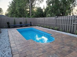 Piscine en fibre <span class=keywords><strong>de</strong></span> verre durable et écologique, forme rectangulaire, garantie 12 mois, pour la famille et les enfants, utilisation extérieure, housse <span class=keywords><strong>de</strong></span> piscine incluse - Product Image 2