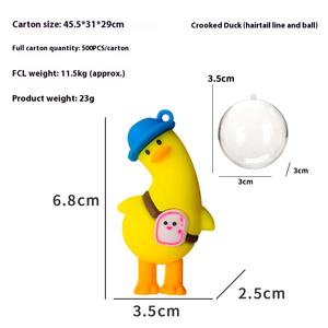 Nouveau populaire PVC jaune <span class=keywords><strong>canard</strong></span> ornement tête inclinée petit personnage plongeur pour aquarium extérieur pour une utilisation intérieure et extérieure également génial - Product Image 6