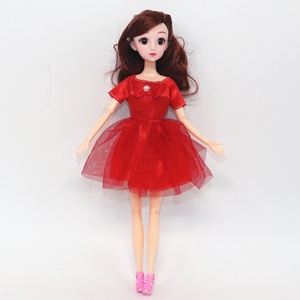 Nuova Bellissima Bambola Dolce da 30 cm (11 Pollici) con Vestito Floreale Rosso, Blu <span class=keywords><strong>e</strong></span> Rosa, Set Moda per Bambine con Tutù Intercambiabile <span class=keywords><strong>e</strong></span> Accessori - Product Image 3