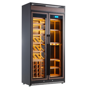 Cave à vin rouge conçue pour les salles à cigares et les caves, réfrigérateur vertical professionnel Hy-380f, unité de refroidissement pour cave à vin Tresanti - Product Image 3