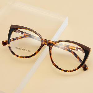 Montures de lunettes œil-de-chat Tr87237 anti-lumière bleue, monture complète, lunettes de mode pour femmes 52 18 138 - Product Image 5