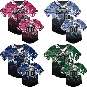 Jersey <span class=keywords><strong>de</strong></span> béisbol <span class=keywords><strong>de</strong></span> camuflaje personalizado puro para adultos jóvenes Hip Hop botones completos camisa <span class=keywords><strong>de</strong></span> béisbol impreso Número <span class=keywords><strong>de</strong></span> nombre <span class=keywords><strong>de</strong></span> equipo personalizado - Product Image 3