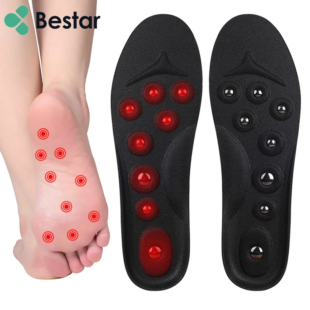 New Arrival Magnet Insole Inner Sole Shoe Foot Therapy Magnetic Massage Pads