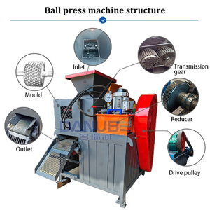 Environment Protection Gypsum Metal Powder High Pressure Ball Press Machine Equipment Manufacturing Plant - Product Image 3