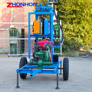 Plataforma <span class=keywords><strong>de</strong></span> Perforación <span class=keywords><strong>de</strong></span> Pozos <span class=keywords><strong>de</strong></span> Agua sobre Ruedas <span class=keywords><strong>de</strong></span> Alto Rendimiento con Mecanismo Rotatorio Potente para una Penetración sin Esfuerzo en Suelos Duros y Rocas - Product Image 3