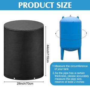 Couverture <span class=keywords><strong>de</strong></span> <span class=keywords><strong>puits</strong></span> extérieure étanche à la poussière pour la cour à l'extérieur <span class=keywords><strong>de</strong></span> la protection contre le gel d'hiver <span class=keywords><strong>Couvercle</strong></span> <span class=keywords><strong>de</strong></span> réservoir <span class=keywords><strong>de</strong></span> pression d'eau <span class=keywords><strong>rond</strong></span> durable - Product Image 2