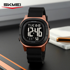 Skmei 2483 Bán Buôn Cá Nhân Chàng Trai Đồng Hồ Kỹ Thuật Số <span class=keywords><strong>Vive</strong></span> Silicone Dây Đeo Sáng 12/24 Giờ Đồng Hồ Báo Thức Giải Trí Tay Đồng Hồ - Product Image 3