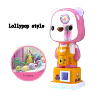 Machine à jeux intérieure en métal, pour enfants, collection, attrape-jouets, contenant des capsules, des sucettes et des bonbons, idée cadeau