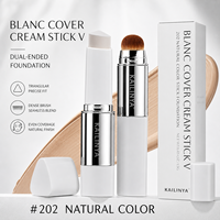 Bâton de fond de teint crème pour le visage, à changement de couleur, détachable, lavable, pour un mélange lisse, en stock, prix de gros, approvisionnement en vrac
