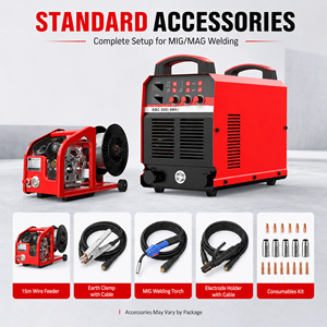 Máquina <span class=keywords><strong>de</strong></span> Soldadura Industrial NBC500 con Protección <span class=keywords><strong>de</strong></span> Gas CO2, 500A, MIG MMA, Función Dual, <span class=keywords><strong>Soldador</strong></span> Inverter con Unidad <span class=keywords><strong>de</strong></span> Alimentación <span class=keywords><strong>de</strong></span> Alambre Separada - Product Image 1
