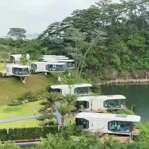 Mobile Tiny Luxury Capsule House Homes Capsules Container Houses Camp House Outdoor Pod Prefab Modern Space Capsules Container