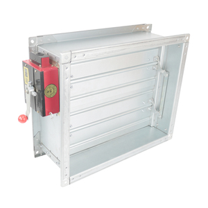 Valve électrique manuelle en acier inoxydable galvanisé <span class=keywords><strong>de</strong></span> contrôle du volume d'air 70-280 degrés Amortisseur d'échappement <span class=keywords><strong>de</strong></span> <span class=keywords><strong>fumée</strong></span> d'incendie Utilisation hospitalière <span class=keywords><strong>flexible</strong></span> - Product Image 2