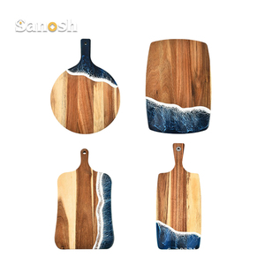 Sanosh bền keo gỗ thớt nhựa Epoxy phục vụ bảng cho nhà bếp thân thiện với môi pho mát charcuterie bít tết Hội Đồng Quản Trị - Product Image 1