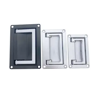 Manija industrial de aleación de zinc LS702/703 para puerta de gabinete y caja de herramientas de caja de panel
