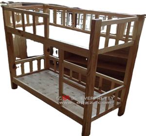 Meubles modernes de l'auberge Lits superposés avec escaliers et étagères de rangement en bois pour les auberges - Product Image 2