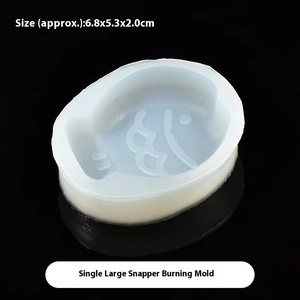 Jouet à presser unisexe en silicone, motif Croissant Toast Daifuku, pour résine cristalline, anti-stress, thème alimentaire, Orange Radiance, 14 ans - Product Image 6