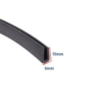 Striscia di Protezione in Gomma EPDM a Forma di U, Bordo Antiurto per Porte Industriali e Bordi di Vetri per Finestre con Servizio di Taglio - Product Image 6