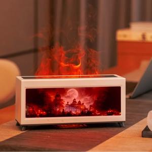 Nuevo Humidificador con Llama de Chimenea 2024, Máquina de Fragancia Duradera para Dormitorio, Máquina de Aromaterapia con Llama Simulada, Chimenea Doméstica - Product Image 5