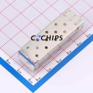 SFP 1489962 1X1H Optical Module Connector Through hole Component (THT) Connector Case (Cage) SFP 1 With Crescent - Product Image 2