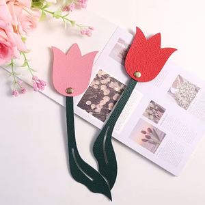 PU Leather Flower Tulip-shaped <b>Charms</b> Pendant Fashionable Leather <b>Bag</b> Accessory Household Keychain Handbag Purse Wallet Pendant - Product Image 2