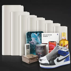 Rollo de embalaje de película retráctil, envoltura de película termoretráctil transparente con logotipo, venta al por mayor - Product Image 2