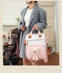 Mochila Moderna de Gran Capacidad para Pañales, para Viajes y <span class=keywords><strong>Lactancia</strong></span>, con Funciones de Saco de Dormir - Product Image 5