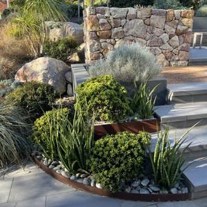 Bordure de jardin en acier corten de 20mm de diamètre, personnalisable, pour bordure de pelouse - Product Image 6