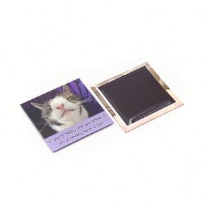 Bulk Wholesale Personalized Travel Souvenir Refrigerator Decoration Tin <b>Fridge</b> Magnet - Product Image 2