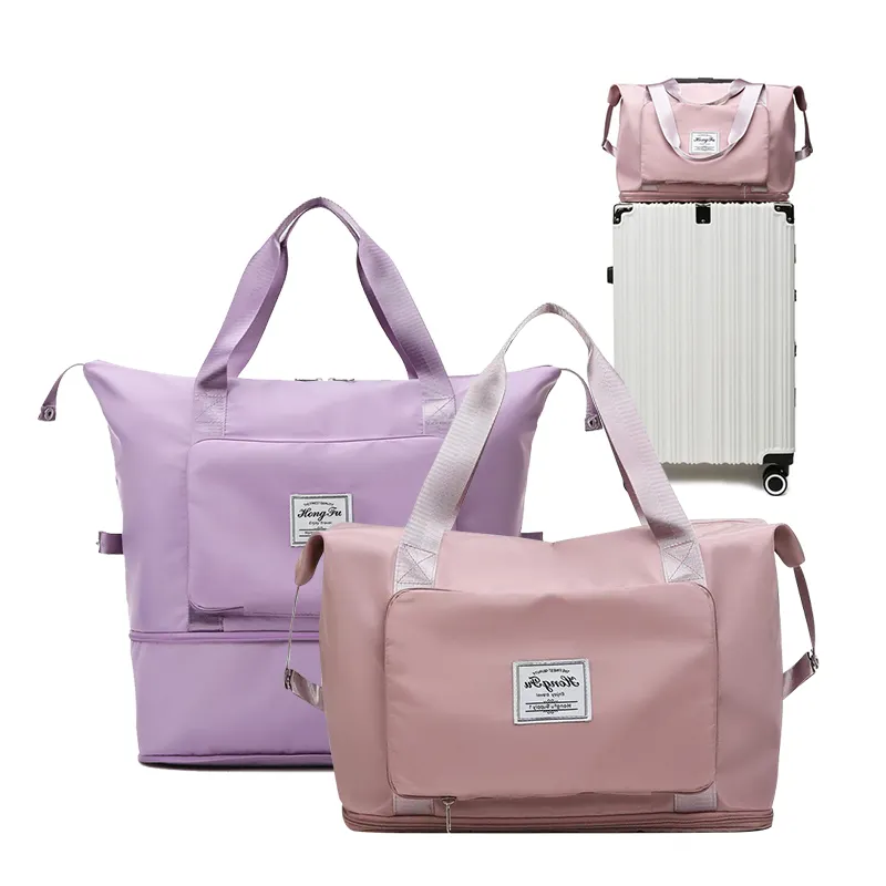 Wholesale Foldable Travel Bag Hand Carry Luggage Bag Large Waterproof Duffle Bag sac de sport voyage