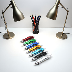 定制标志创意多色汽车造型球男孩赛车钢笔促销玩具礼品圆珠笔 - Product Image 6