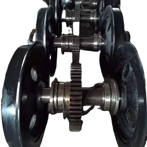 8-ton motor roda par montagem mina de carvão subterrânea locomotiva elétrica redutor