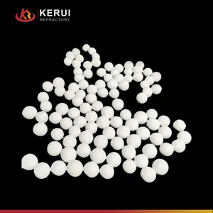 KERUI Industrial Ceramic 95%-99.99% Alumina Ceramic Ball Block Cylinder Shaft For Crystal Growth Application