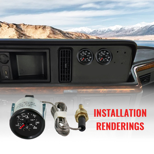 Wenle 180-502 52mm 12V 40-130 độ C 110-265 <span class=keywords><strong>Fahrenheit</strong></span> cơ khí phổ quát 3.6m nhiệt độ nước đo - Product Image 5