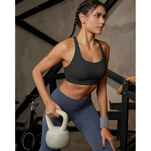 Sujetador deportivo FH Running Naked Skin sin aros para mujer, nuevo sujetador de yoga con espalda hueca, ideal para fitness y belleza. - Product Image 3