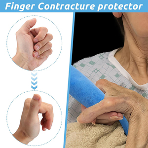 Protector de Palma V340 al por Mayor, 2 Piezas, en Forma de Zanahoria, Cojín para Contracción de Dedos, para Apoyo en <span class=keywords><strong>Parkinson</strong></span> y Demencia, para Abrir los Dedos - Product Image 4