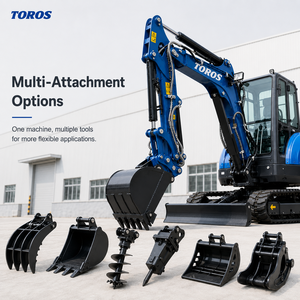 Envío Gratis: Miniexcavadora TOROS de 3.5 Toneladas, Nueva Excavadora de Orugas con Motor para Uso Agrícola, Alta Potencia de Excavación, Capaz de Manejar Carga Pesada - Product Image 6