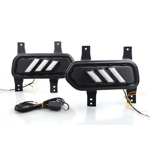 Feux de pare-chocs avant à LED pour camion Wuling Rongguang, 12V, ABS, feux de jour avec options blanc, ambre et bleu - Product Image 2