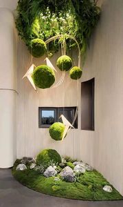 Artificial Moss Balls for Eco-Friendly Home Decor Aquariums Terrariums Festive <strong>Ornaments</strong> for Graduation Father's Day <strong>Easter</strong> - Product Image 5