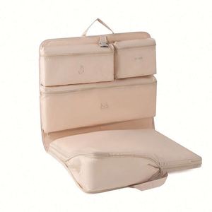 Sac de rangement de voyage pliable multifonctionnel, anti-poussière, compartimenté, pour le tri des sous-vêtements et des vêtements - Product Image 4