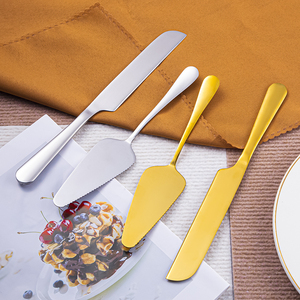 Juego de Cuchillos para Servir <span class=keywords><strong>Pastel</strong></span> de Boda Vintage Premium, Acero Inoxidable con Acabado Dorado para Cortar y Servir <span class=keywords><strong>Pastel</strong></span> - Product Image 5
