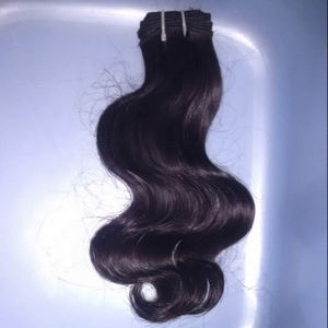 Cabello humano Remy Bk natural de alta calidad que teje sin enredos con 1B Afro Waves Best Temple Hair Lice-Free - Product Image 1
