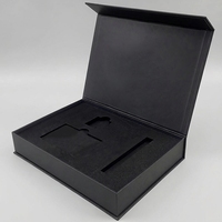 Boîte cadeau en papier rigide magnétique de luxe haut de gamme, style couvercle rabattable et tiroir, pour emballage de cadeaux d'affaires de bureau