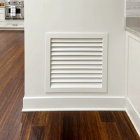 Grille d'aération encastrée pour système CVC, grille de retour d'air à charnières avec filtre pour la rénovation intérieure d'hôtels haut de gamme