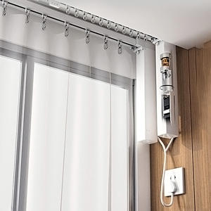 Electric Motorized Aluminum Alloy Balcony Smart <strong>Curtain</strong> Diver <strong>Kit</strong> Set DIY <strong>Wired</strong> KNX <strong>Curtain</strong> Blinds for Window 3.2m <strong>Curtain</strong> Rail - Product Image 2